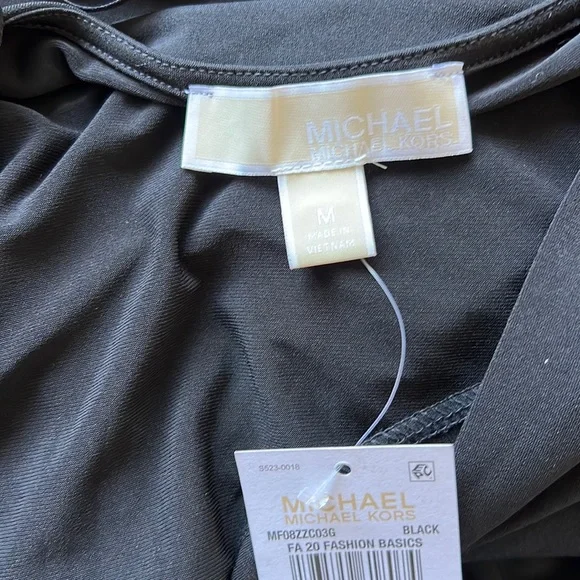 MICHAEL Michael Kors Women’s Long Sleeve Lace-Up Dress Black Size M - Picture 8 of 12